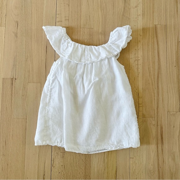 J. Crew Off the Shoulder Linen Top, Size XS - Picture 4 of 4